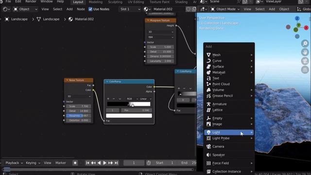 Make a hyper Realistic landscape in blender in less than 10 minutes смотреть онлайн