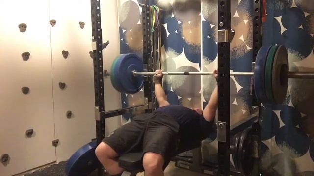170509 - squat 120, bench 92.5, deadlift 160. Last working sets. смотреть онлайн