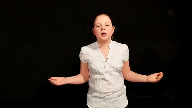 Авласенко Надежда, 11 лет, Ю. Друнина "Скрипачка"