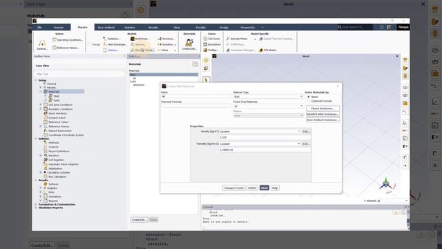 How to Specify Materials in Ansys Fluent — Lesson 4 смотреть онлайн