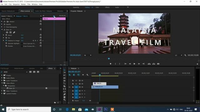 3D Text Effect in Adobe Premiere Pro | Fly Through Effect | 2 Minutes | 3D Text Premiere Pro смотреть онлайн