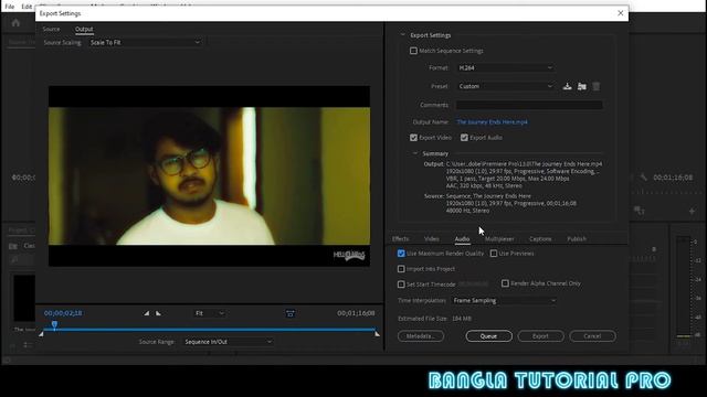All About Export & Render - Adobe Premiere Pro ।। Bangla Tutorial - Class 20 смотреть онлайн