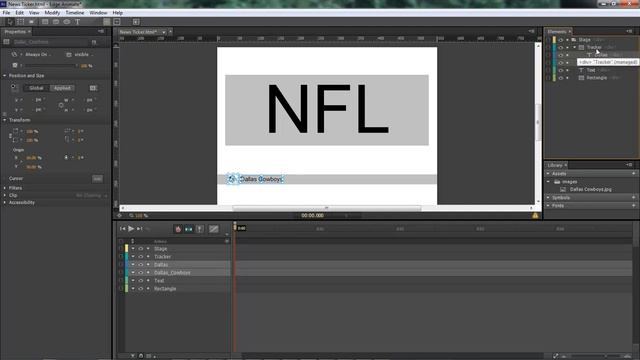Adobe Edge Animate Lesson #33 - News Ticker