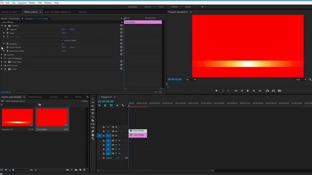 Create Breaking News Light Effect In Premiere Pro