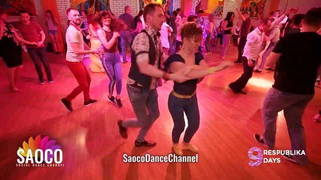 Anton Shcherbak And Irina Elokhova Salsa Dancing At Respublika Days 9, Saturday 04.05.2019