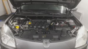 Двигатель Рено меган 3, запуск и работа на холостых оборотах.