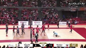 Волейбол. Чемпионат Японии 2024-2025. Сантори Санбёрдз — Вореас. 1-й матч