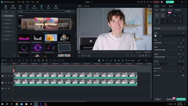 Gaussian Blur | Filmora 12 & 13 Tutorial смотреть онлайн