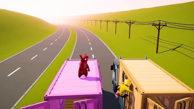 ЗРЯ ОНИ ЗЛИЛИ ЛИСУ!!! УГАР В GANG BEASTS!!!