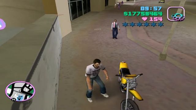GTA Vice City - Riding A Sanchez Superbike Until Wasted!