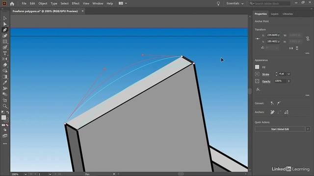 Lesson 09 - The Curvature and Pen Tools смотреть онлайн