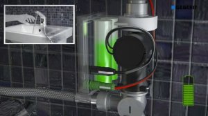 Обслуживание отсекающего вентиля для системы инсталляции Geberit