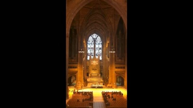 5: Senior Chamber Choir Perform Choral Evensong At Liverpool's Anglican Cathedral