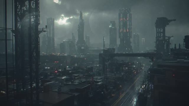 Let This Cyberpunk Ambient Take You Somewhere Else For A While 🔺 Press Play & Let Go смотреть онлайн