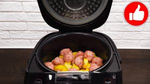 Очень Быстрый Ужин! Простой рецепт картошки с фрикадельками в мультиварке! Готовлю часто