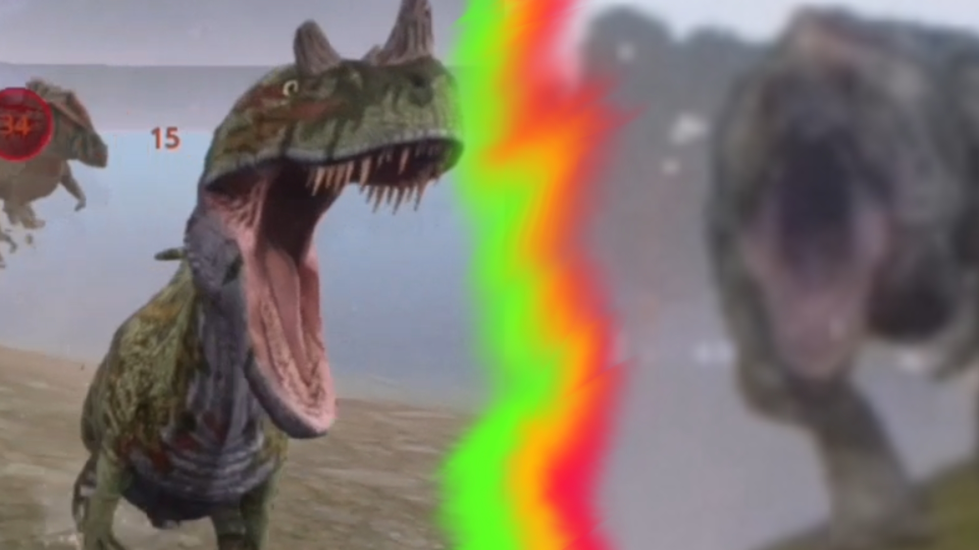 выживание цератозавра + выживание гиги в The Cursed dinosaurs isle смотреть онлайн