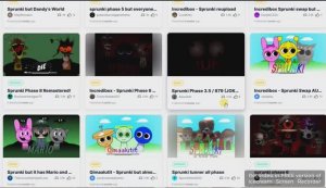 Как я ищу моды на Спрунки:3