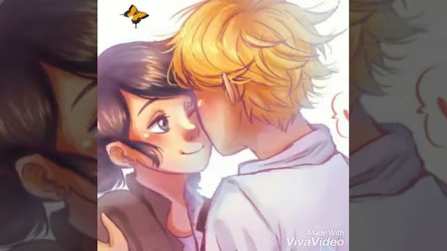 Эдрен и Маринетт)))). Слайд шоу леди баг и супер кот:) смотреть онлайн