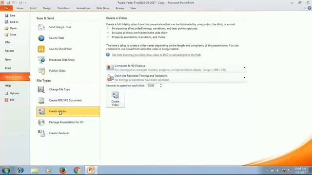 How to Convert Power Point Presentation into Video смотреть онлайн