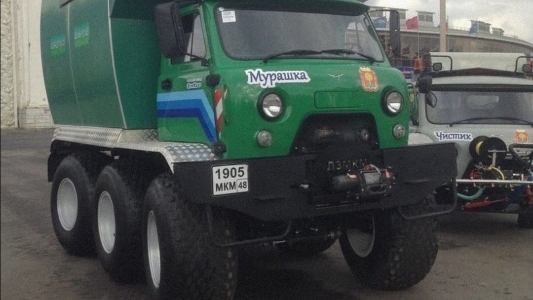 УАЗ 6*6.УАЗ вездеход. смотреть онлайн