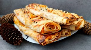 Рулетики из лаваша на завтрак. Лаваш с начинкой. Рецепт завтрака.