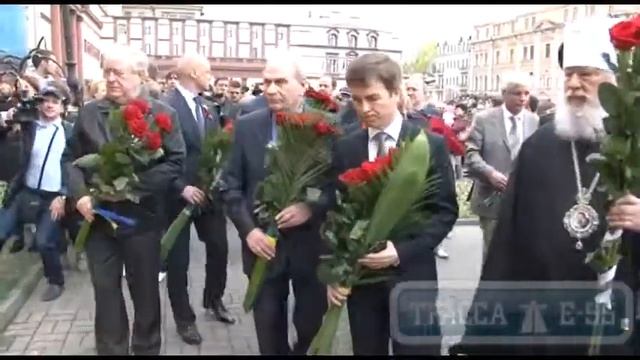 Одесса, 70 лет со дня освобождения, открытие новых имен на Стене Героев смотреть онлайн