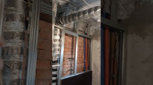 Стенка из фанеры в ванной(часть 1)