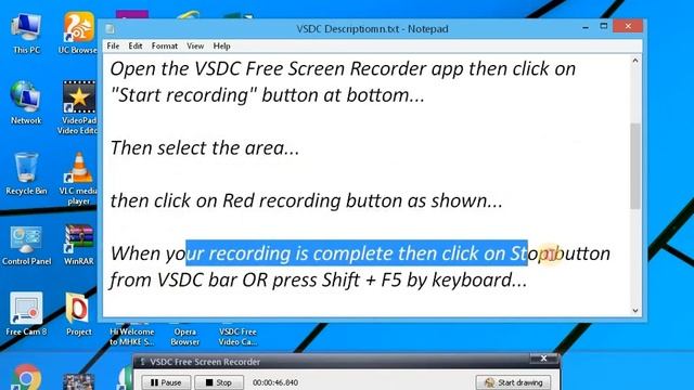 How to Record Computer Screen by using VSDC Recorder смотреть онлайн