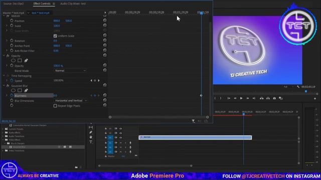 Add Easy Blur to a Video | Adobe Premiere Pro Tutorial смотреть онлайн