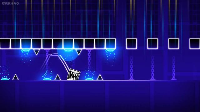 Играем в Геометрии дэш - Вода на холме 💦⛰️ — Geometry Dash смотреть онлайн