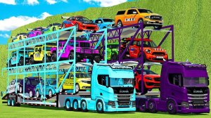 Машинки летают и прыгают! Развивающие мультики Машины помощники. Мультфильмы про машинки