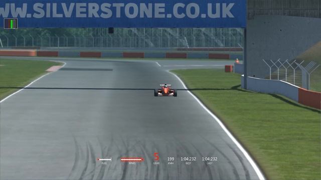 Assetto Corsa -- Formula Abarth @ Silverstone - Ferrari F1 Skin смотреть онлайн