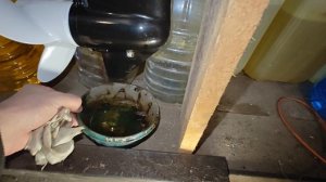 ЗАЛИЛ масло в редуктор лод.мотора ХАНКАЙ6,0...масло.75W90..