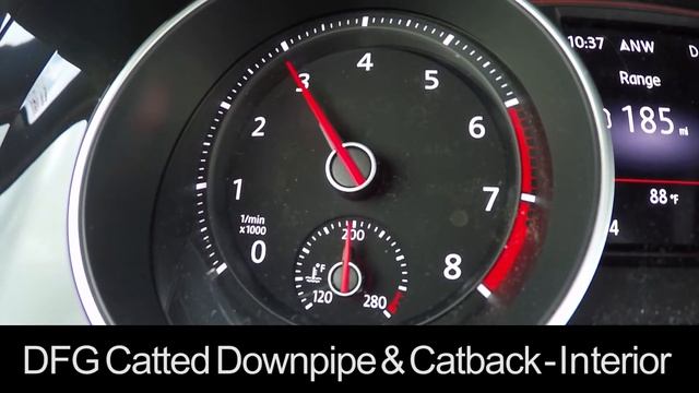DFG Tuning MK7 GTI Downpipe W/Cat & DFG Tuning Cat-back Exhaust System смотреть онлайн