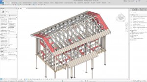 Видеокурс Autodesk Revit 2024: Проектирование каркаса из обрезной доски