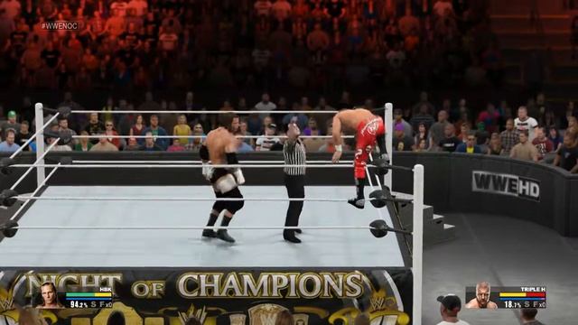 WWE 2K15 БОЙ ЗА ПОЯС WWE компонейшн RAW смотреть онлайн