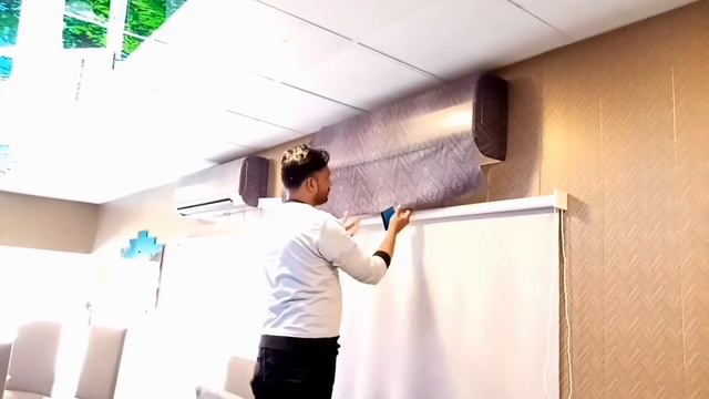 How to wrap air conditioner at home with vinyl lamination sticker l wrapstar l смотреть онлайн