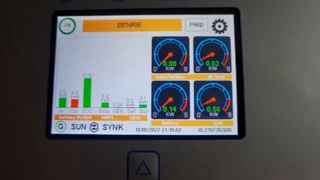 sunsynk inverter System Mode, timers, смотреть онлайн