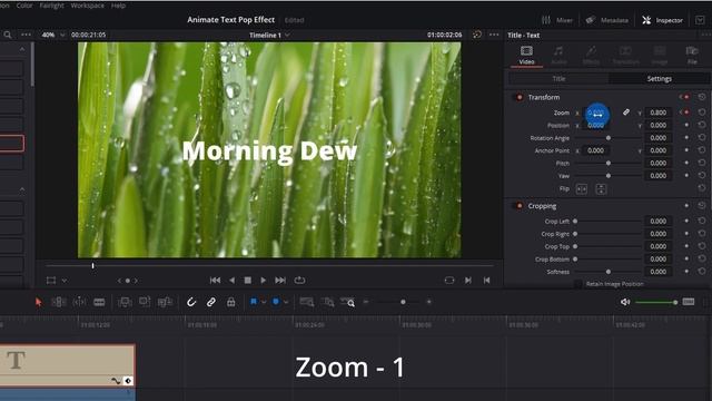 How to Make Text Pop-Up on Screen | DaVinci Resolve 18 Tutorial смотреть онлайн
