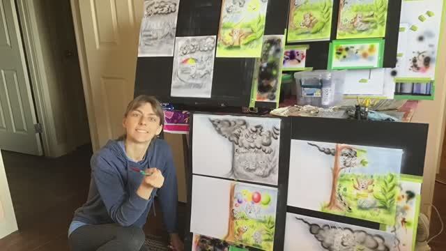 Illustrations for books. Process. Иллюстрации. смотреть онлайн