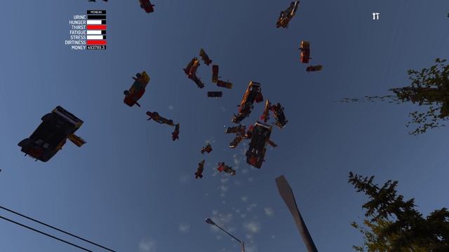 Дождь из маслкаров и перевозка стола в My summer car. смотреть онлайн