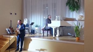 Вечер с Джазом. Заслуженный артист России А.Новиков (саксофон), К.Дусенко (фортепиано)