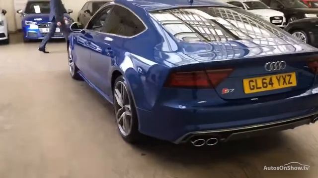 GL64YXZ AUDI A7 S7 SPORTBACK TFSI QUATTRO BLUE 2015, Slough Audi смотреть онлайн