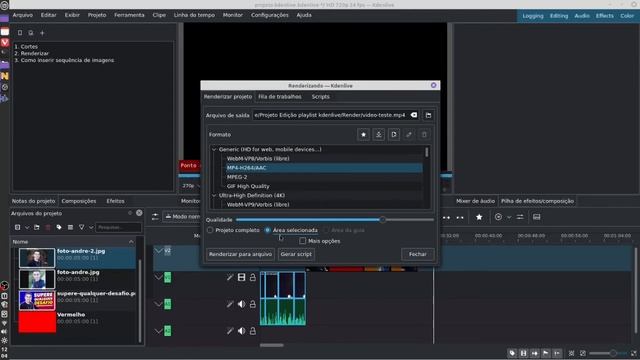 COMO RENDERIZAR VÍDEO NO KDENLIVE смотреть онлайн