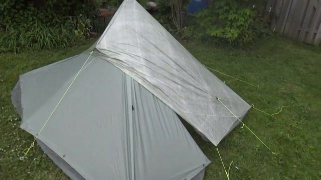 Tente légère ultralight backpack Hexamid solo plus + Gatewood Cape смотреть онлайн
