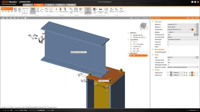 Connection design with Tekla Structural Designer and IDEA StatiCa смотреть онлайн