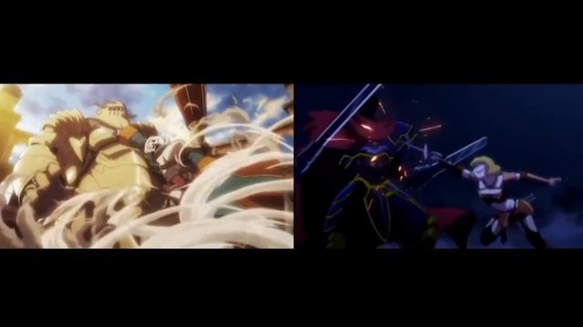 Ainz and Clementine battle comparison смотреть онлайн