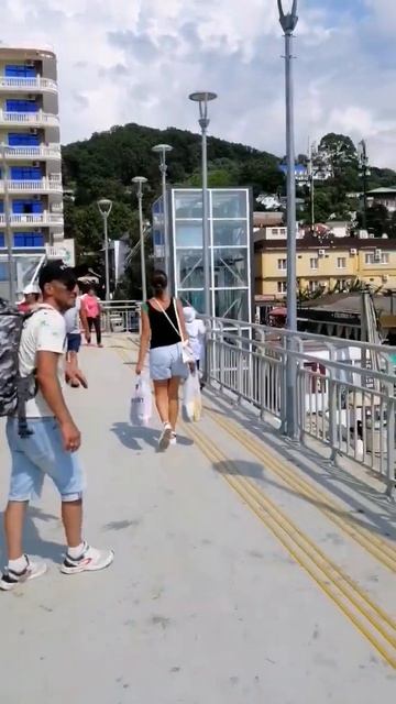 посёлок Лоо вид с переходного моста смотреть онлайн