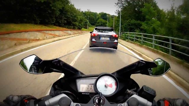 On Board YZF-R125 Arrow Exhaust NO DBKiller (Torino Sassi - Superga - Baldissero Torinese) смотреть онлайн