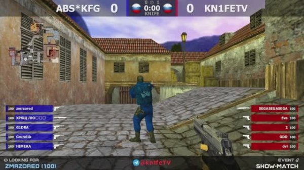 kn1feTV -vs- ABS*KFG - 1 карта // Шоу-Матч @kn1feTV